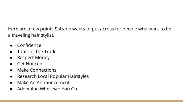 hairstylist tips