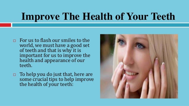 tips to improve health