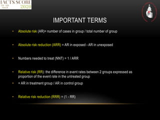 Important Trials of the Day & Basics of Biostatistics | IACTS SCORE ...