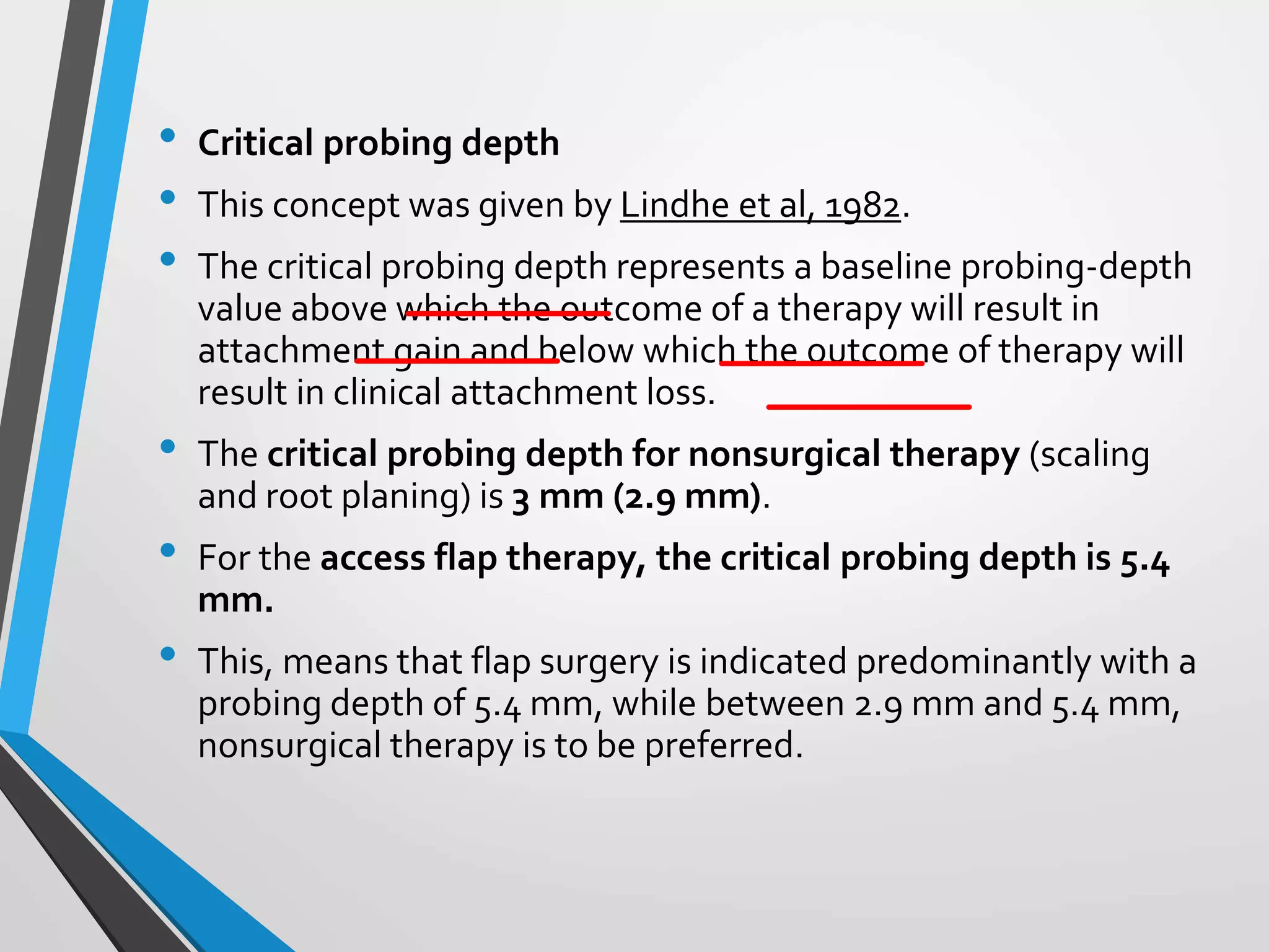 Probing Deep Important values to remember in periodontology.pptx