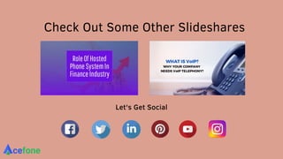 Check Out Some Other Slideshares
Let's Get Social
 