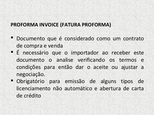 Importação e exportação