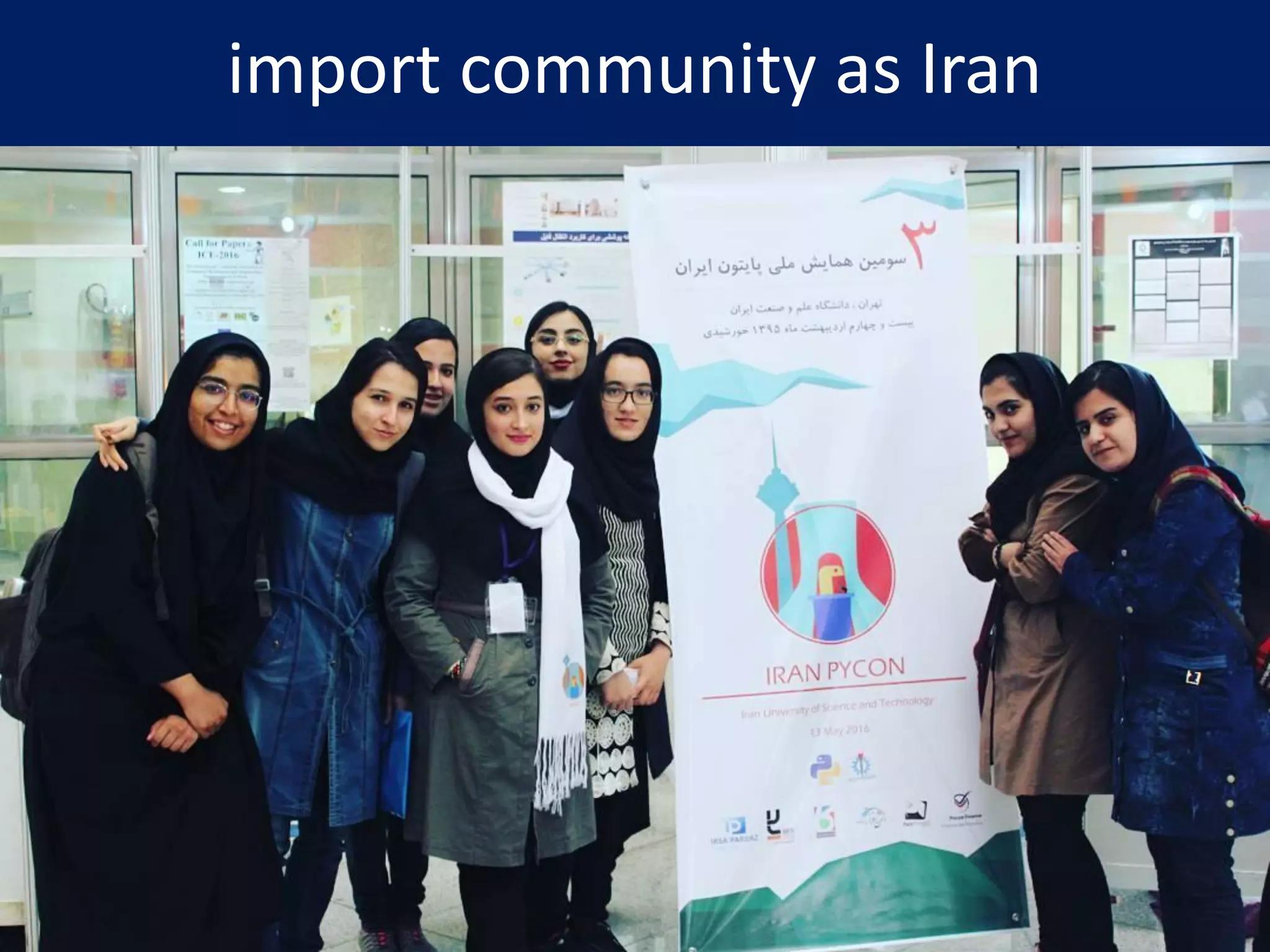 import community as Iran
 