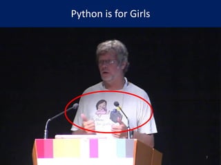 Python is for Girls
7
 