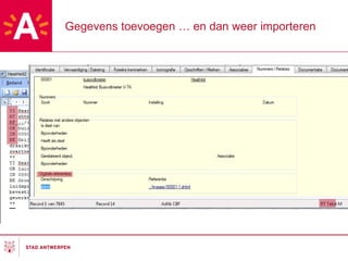 Gegevens toevoegen … en dan weer importeren openen in Word 