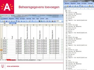 Beheersgegevens toevoegen 