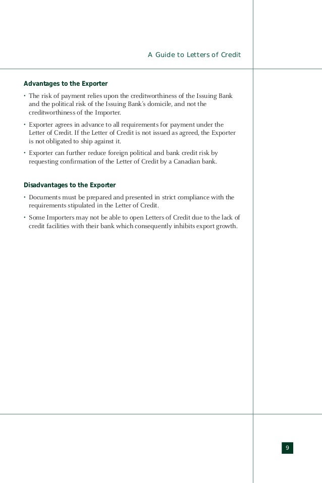 letter of credit application format