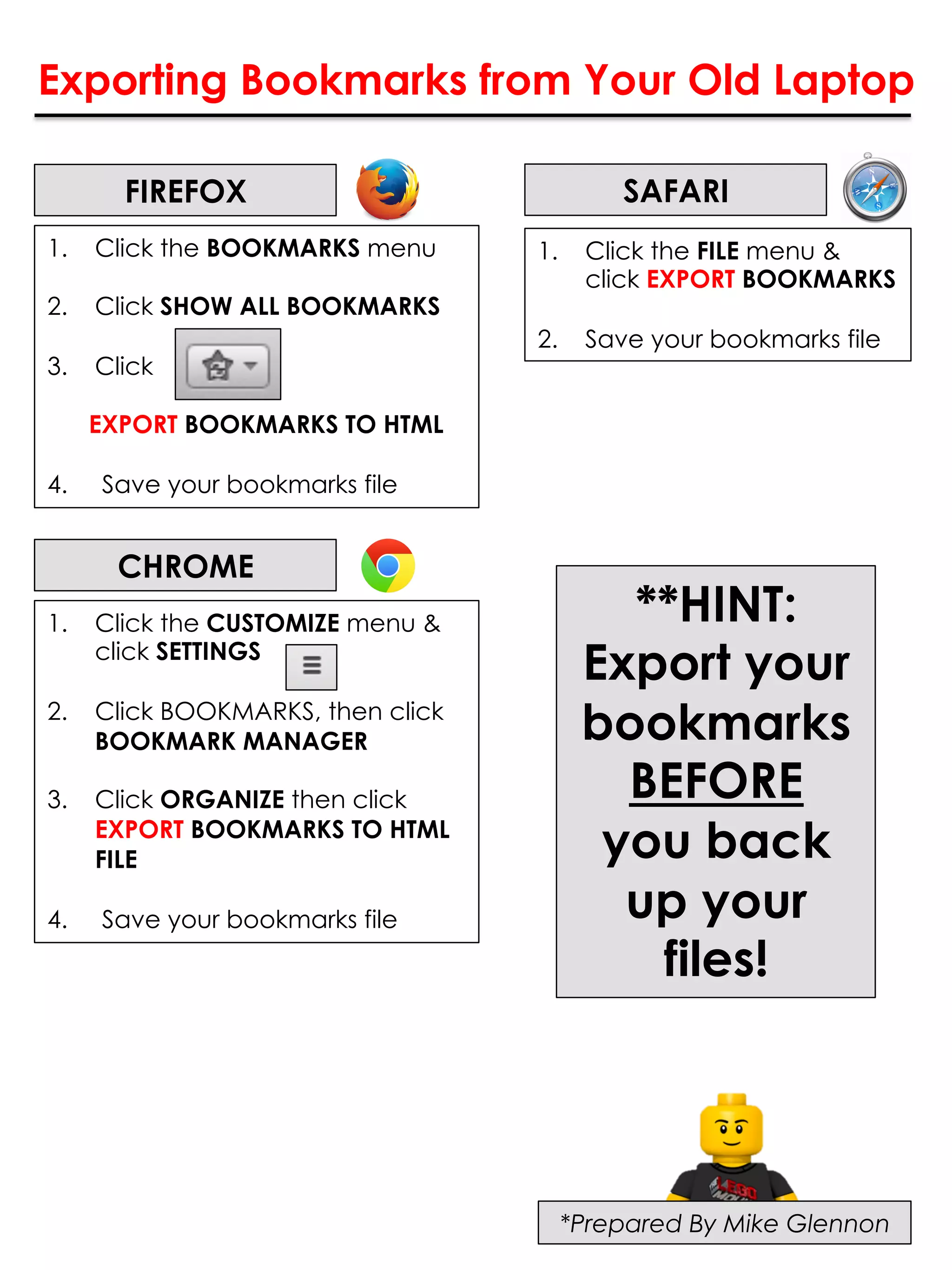 Importing and Exporting Bookmarks PDF