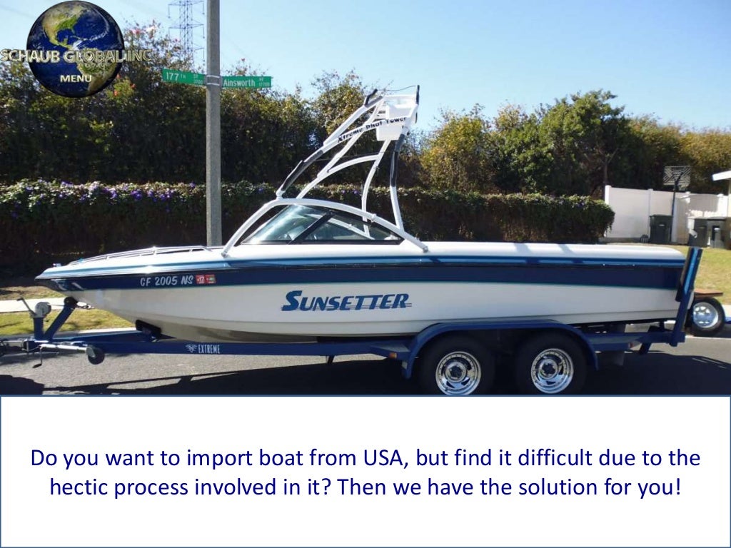 Importing Boats from USA to Australia