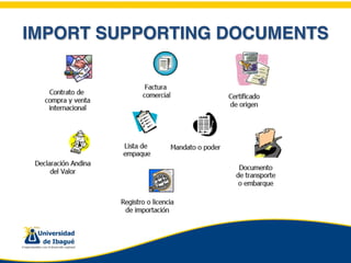IMPORT SUPPORTING DOCUMENTS
 