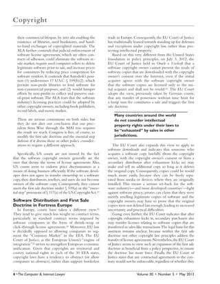 Importing Software and Copyright Law Computer Internet Lawyer | PDF ...
