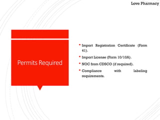 Registered Import Label Import Licenses and Permits: Professional Challenges in Compliance | PPTX