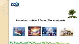 International Logistics & Custom Clearance-Imports
29-11-2021 1
 