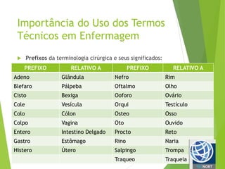 Importância do Uso dos Termos Técnicos em Enfermagem.ppt