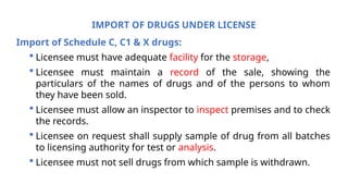 Regulatory Framework for Drug Import Under the Drugs and Cosmetics Act ...