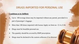IMPORTS OF DRUGS .pptx