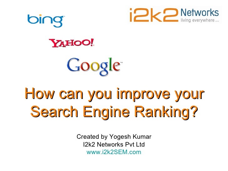 Improve Search Engine Ranking - SEO Tips and Tricks