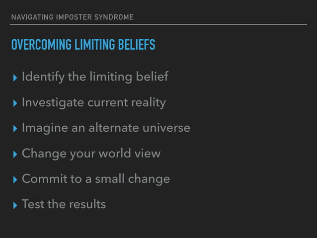 Navigating Imposter Syndrome | PDF