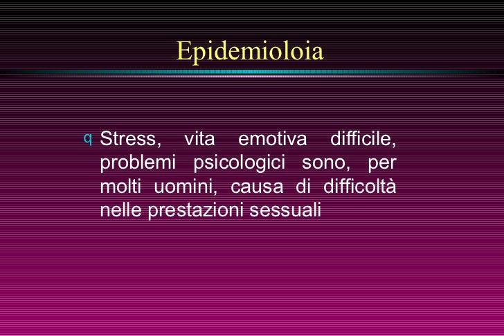 Impotenza maschile da danno