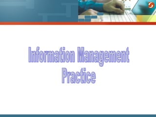 An Overview
Consulting Practice
 