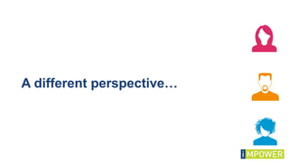 A different perspective…
 