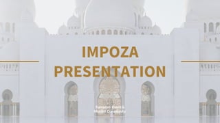 IMPOZA
PRESENTATION
Ramadan Event&
Muslim Community
 