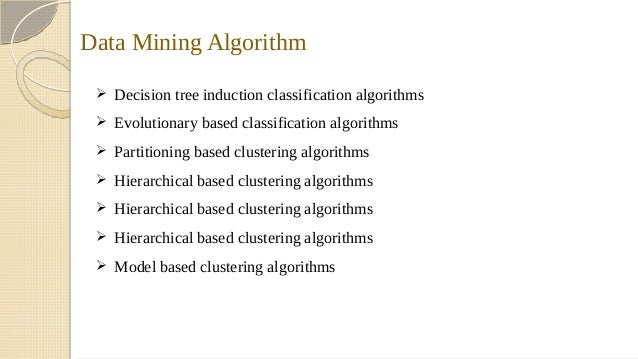 Data minig with Big data analysis