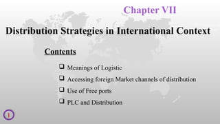 Internal Distribution Comprehensive International Marketing: Distribution Strategies and ...