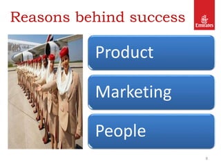 Reasons behind success
8
Product
Marketing
People
 