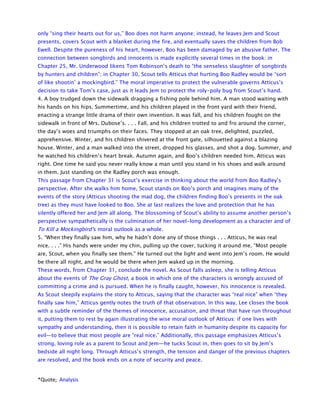 Quotes from To Kill A Mockingbird