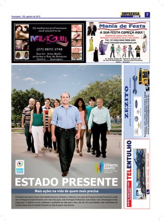 Guarapari - ES, agosto de 2012
                                 7
 