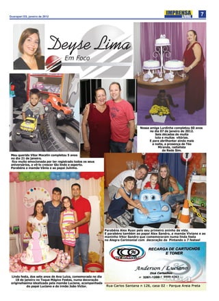 Guarapari ES, janeiro de 2012
                                7
 