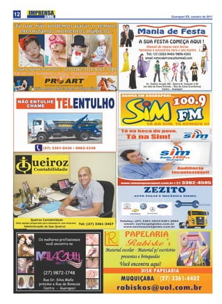 12   Guarapari ES, outubro de 2011
 