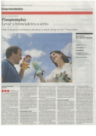 pimpumplay na imprensa - Jornal de Negócios, 13 de Setembro de 2012