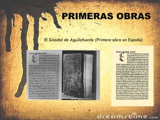 PRIMERAS OBRAS El  Sinodal de Aguilafuente (Primera obra en España) 
