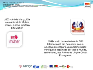 Alfacoop – Cooperativa de Ensino crlExternato Infante D. HenriueAvª Comendador Padre David  |  4709-008 Ruílhe  |  Tel.253 959 000 Fax.253 951 701  |   www.eidh.eu    email: cfa@alfacoop.ptEIXO 2.  Adaptabilidade e Aprendizagem ao Longo da Vida  |  2.2 Educação e Formação de AdultosEm 1972, Francisco Pinto Balsemão cria a Sojornal/  Expresso, acreditando que, apesar da censura e das dificuldades de toda a ordem, era possível fazer um semanário de qualidade. O jornal Expresso torna-se numa das referências da sociedade Portuguesa, e foi a semente do grupo de comunicação social que é hoje a IMPRESA.Alfacoop – Cooperativa de Ensino crlExternato Infante D. HenriueAvª Comendador Padre David  |  4709-008 Ruílhe  |  Tel.253 959 000 Fax.253 951 701  |   www.eidh.eu    email: cfa@alfacoop.ptEIXO 2.  Adaptabilidade e Aprendizagem ao Longo da Vida  |  2.2 Educação e Formação de AdultosAs revistas mais lidas