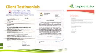 Client Testimonials
 