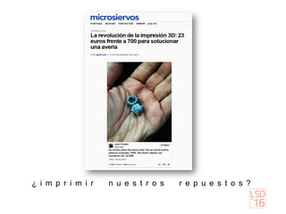 ¿ i m p r i m i r n u e s t r o s r e p u e s t o s ?
 