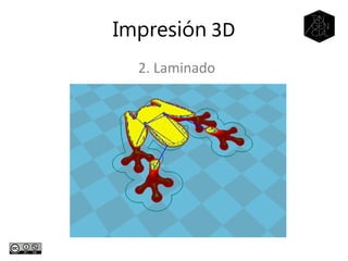 2. Laminado
Impresión 3D
 