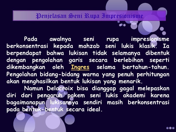 Pengertian Impresionisme