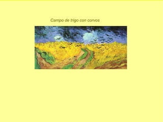 Campo de trigo con corvos 