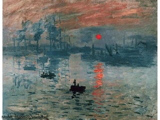 Monet. Impresión atardecer.
 