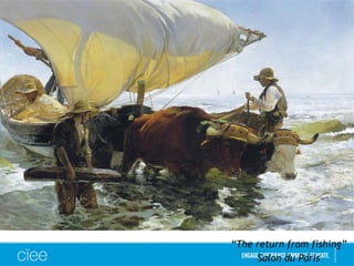 “The return from fishing” 
Salon du Paris 
 