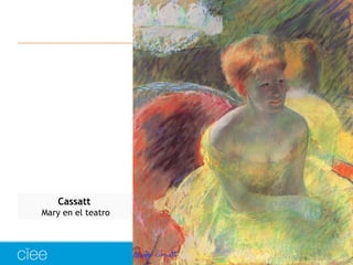 Cassatt
Mary en el teatro
 