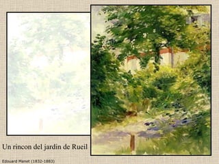 Un rincon del jardin de Rueil Edouard Manet (1832-1883) 