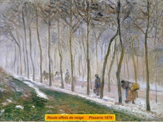 Route effets de neige  Pissarro 1879 