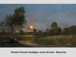 Charles Francois Daubigny--Lever de lune - Moonrise 