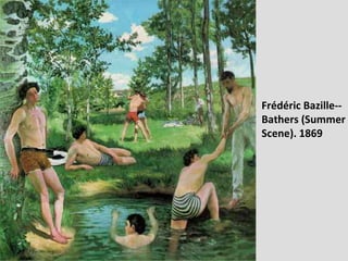 Frédéric Bazille-- Bathers (Summer  Scene). 1869 
