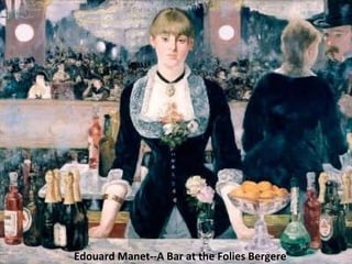 Edouard Manet--A Bar at the Folies Bergere 