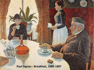 Paul Signac-- Breakfast, 1886-1887 